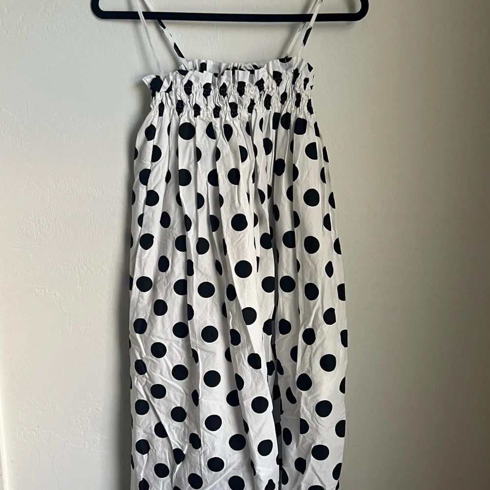 O.P.T Polka Dot Sleeveless Dress 🖤🤍🖤🤍 XS - Picture 4 of 5